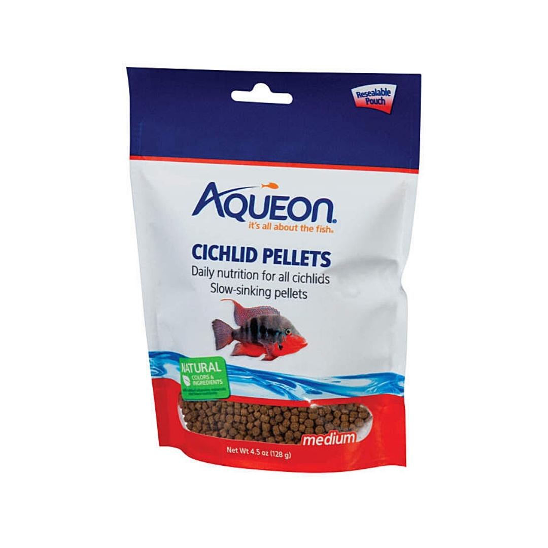 Aqueon Cichlid Food 1ea/Medium 4.5 oz