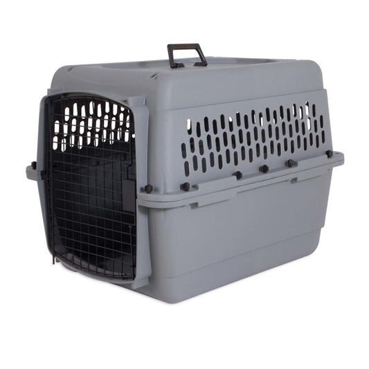 Aspen Traditional Dog Kennel Hard-Sided Gray 1ea/28 in