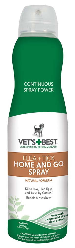 Vet's Best Flea & Tick Home and Go Spray 6.3 fl. oz