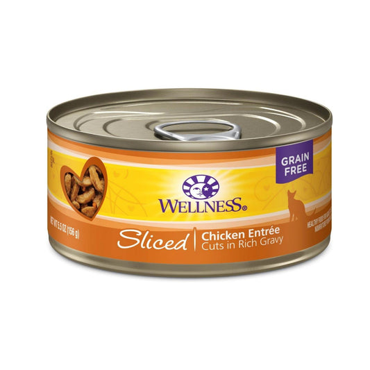 Wellness Cat Complete Health Sliced Chicken Entrée 5.5oz. (Case of 24)