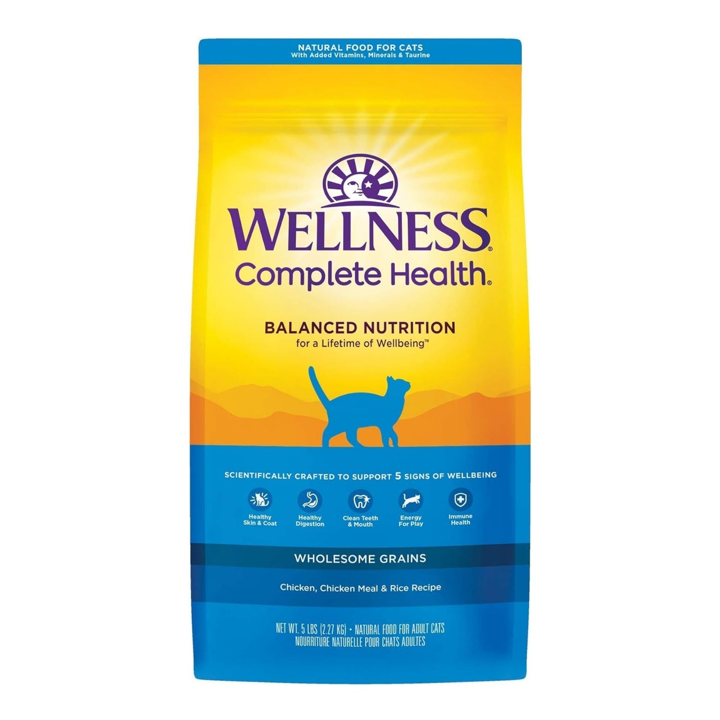 Wellness Cat Complete Health Adult Debone Chicken Meal 5Lb