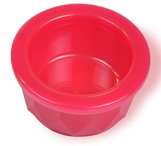 Van Ness Plastics Crock Translucent Heavyweight Small Animal Dish Assorted 1ea/Midget