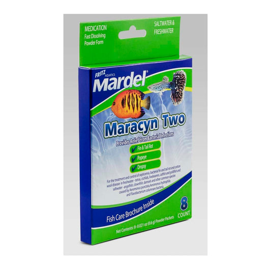 Mardel Maracyn 2 Antibacterial Medication 1ea/0.021 oz, 8 ct