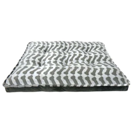 **Arlee Ortholux Bella Orthopedic Mattress Zig Zag Bone Charcoal 45 X 36 X 8 Inch