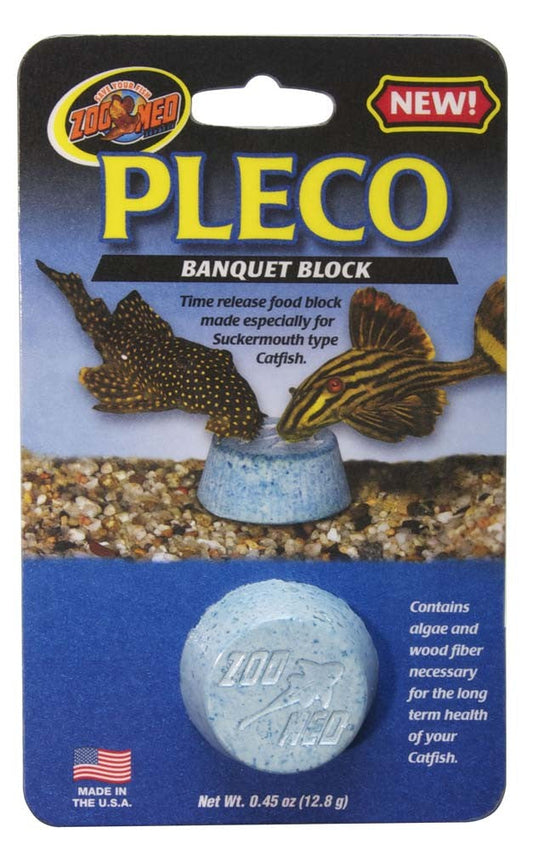 Zoo Med Pleco Banquet Fish Feeding Block 1ea/0.45 oz, Regular