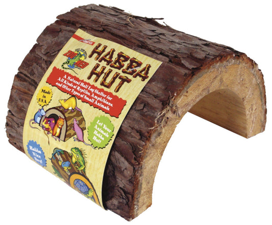 Zoo Med Habba Hut Terrarium Hideaway Brown 1ea/LG