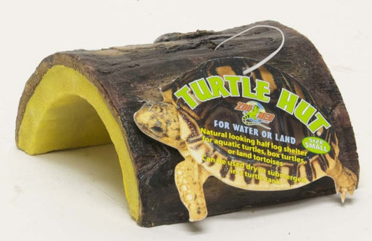 Zoo Med Turtle Hut Brown/Yellow 1ea/SM