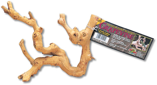 Zoo Med Premium Sand Blasted Grapevine Wood Brown 1ea/MD