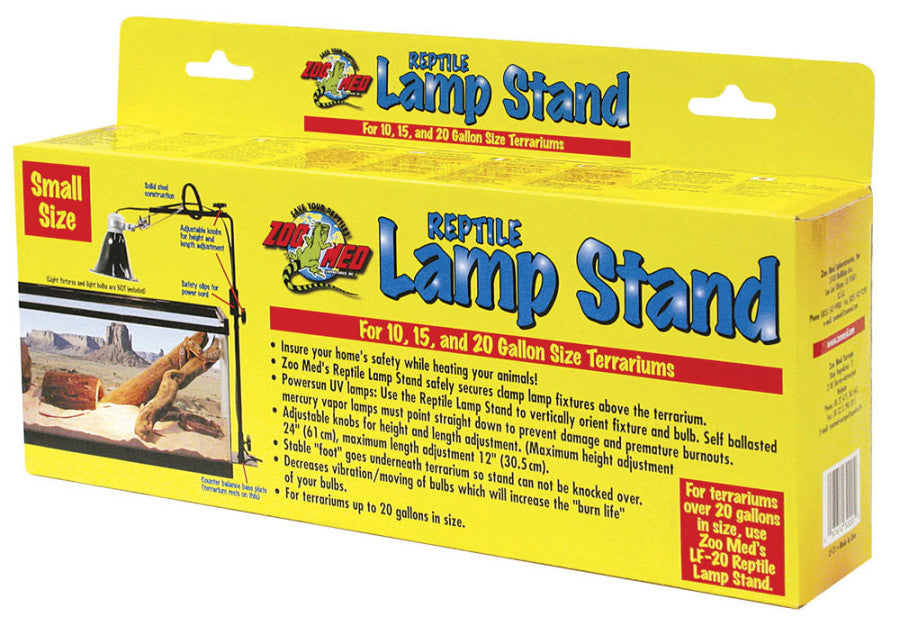 Zoo Med Reptile Lamp Stand Black 1ea/SM