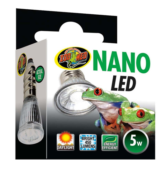 Zoo Med Nano LED Daylight Lamp Silver 1ea