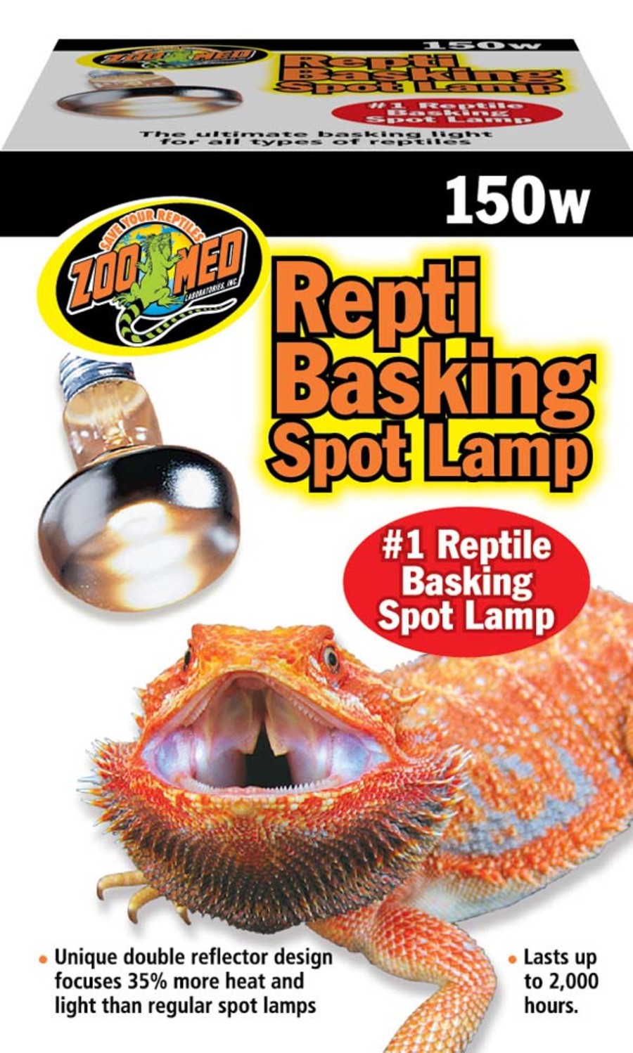 Zoo Med Repti Basking Spot Lamp 1ea/150 W