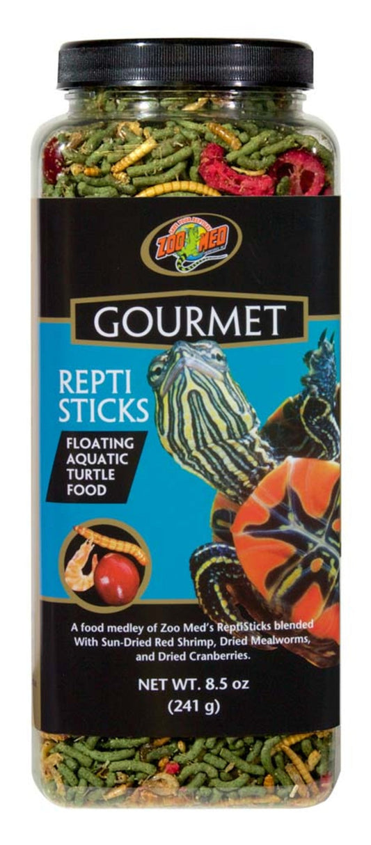 Zoo Med Gourmet Reptisticks Floating Aquatic Turtle Dry Food 1ea/8.5 oz