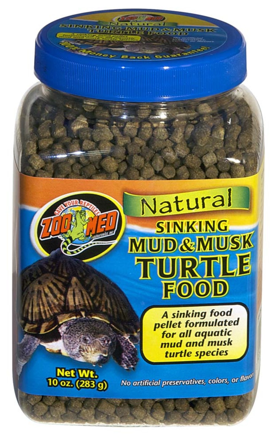 Zoo Med Natural Sinking Mud & Musk Turtle Dry Food 1ea/10 oz