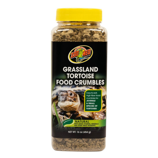 Zoo Med Grassland Tortoise Food Crumbles 1ea/16oz.