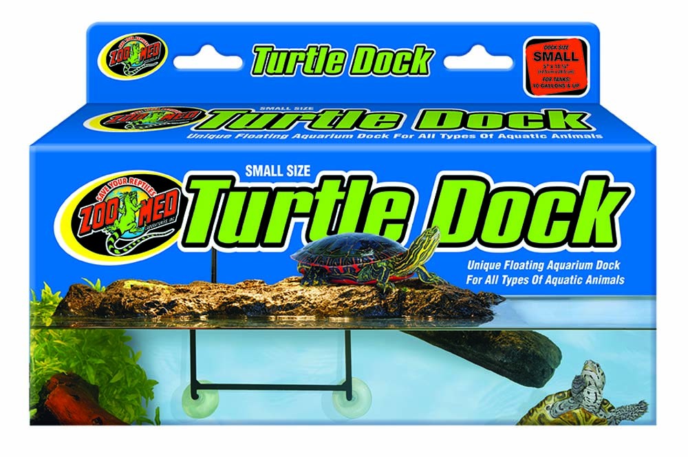 Zoo Med Turtle Dock Basking Platform Brown 1ea/SM