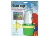 JW Pet Clean Cup Bird Feed and Water Cup Assorted 1ea/LG, 8 oz