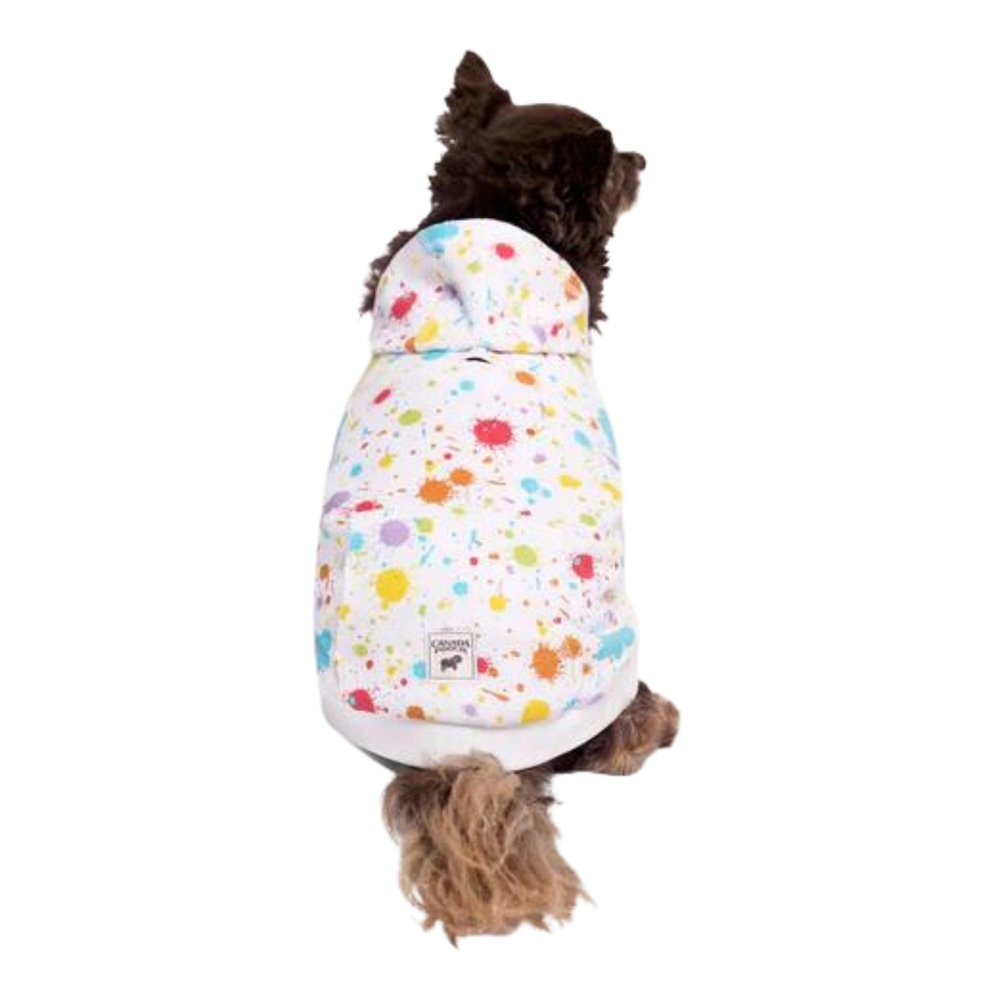 Canada Pooch Dog Remix Hoodie Multi Splatter 10