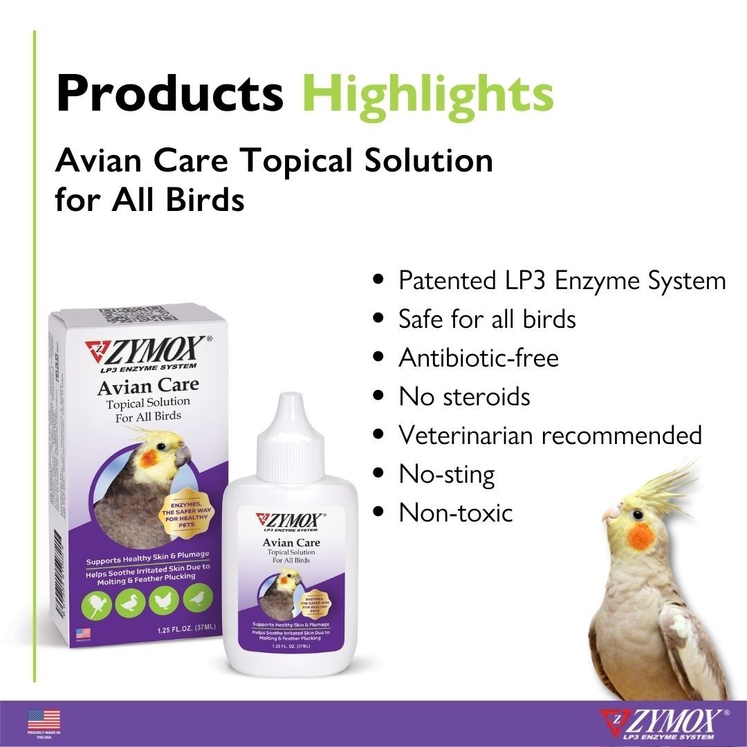 Zymox Avian Care Topical Solution 1ea/1.25 oz