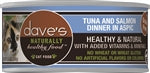 Dave's Naturally Healthy Cat Food; Tuna and Salmon Dinner In Aspic 5.5oz. (Case of 24)