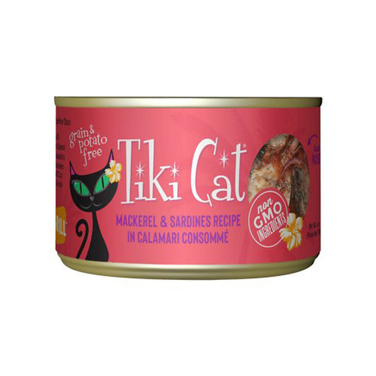 Tiki Pets Cat Makaha Grill Mackerel and Sardine 6oz. (Case of 8)