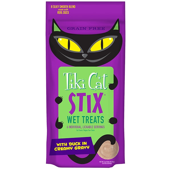 Tiki Pet Cat Stix Mousse Duck 3oz. (Case of 12)