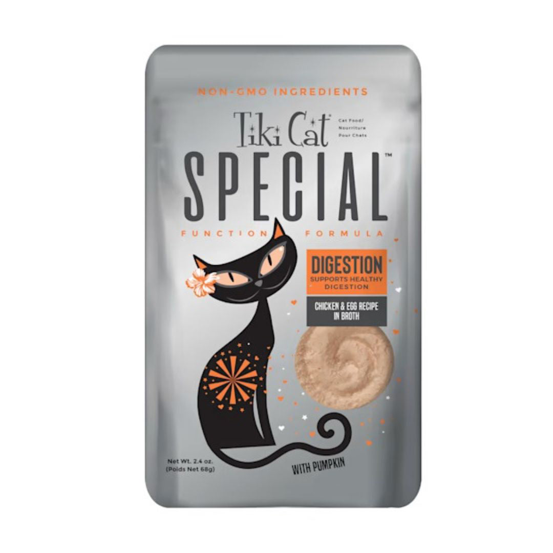 Tiki Pet Cat Special Mousse Digestion 2.4oz. (Case of 12)