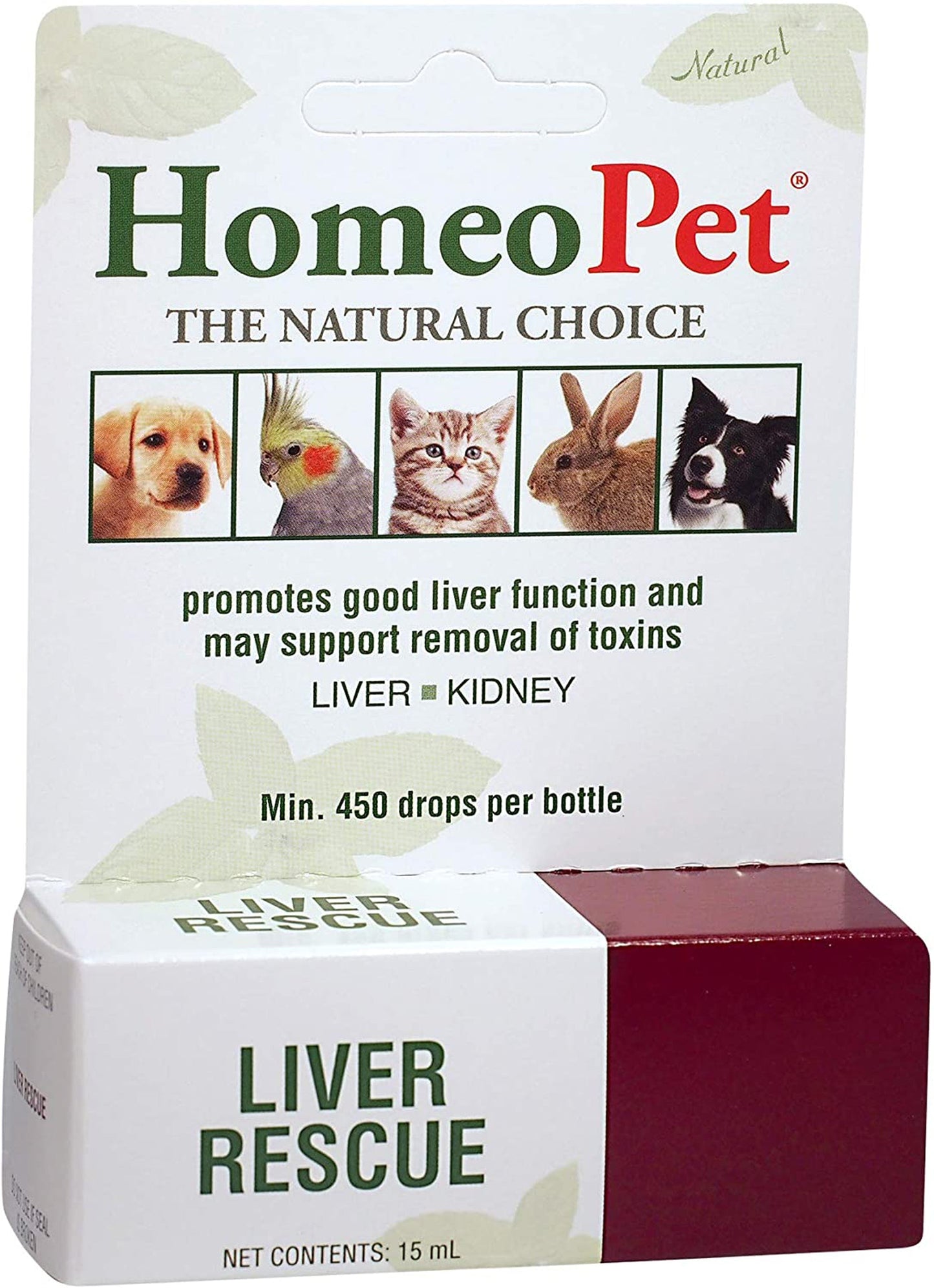 HomeoPet Liver Rescue 1ea/15 ml