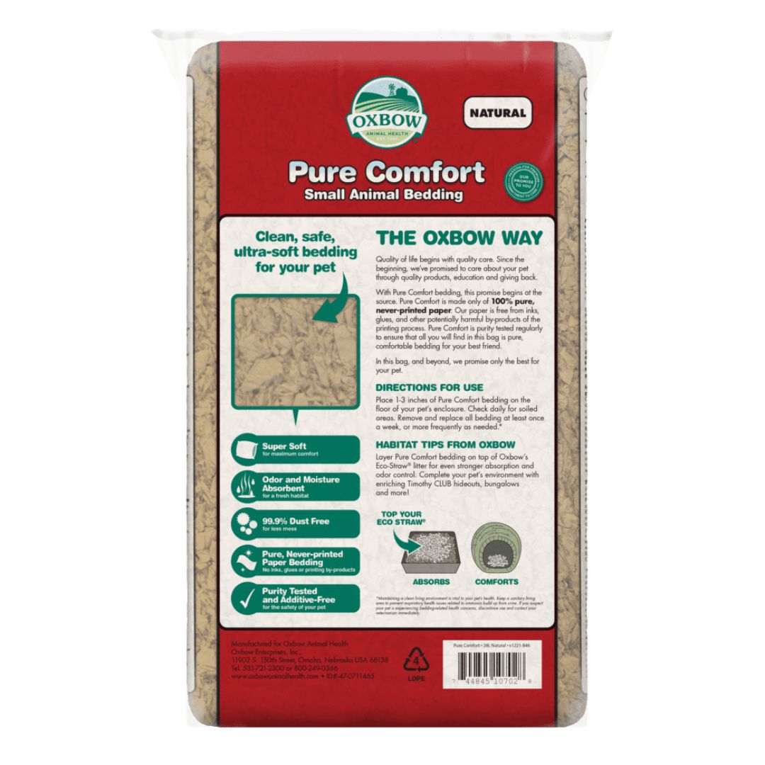 Oxbow Animal Health Pure Comfort Small Animal Bedding Natural 1ea/28 l