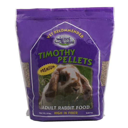 Sweet Meadow Farm All Timothy Rabbit Pellets Food 5ea/8 lb