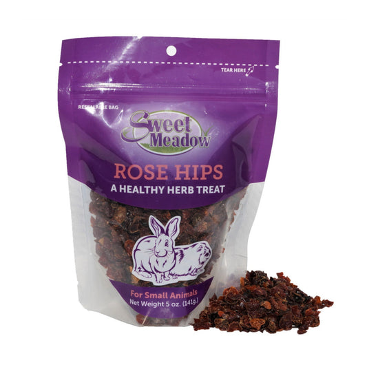 Sweet Meadow Farm Rose Hips Healthy Herb Small Animal Treat 1ea/5oz.