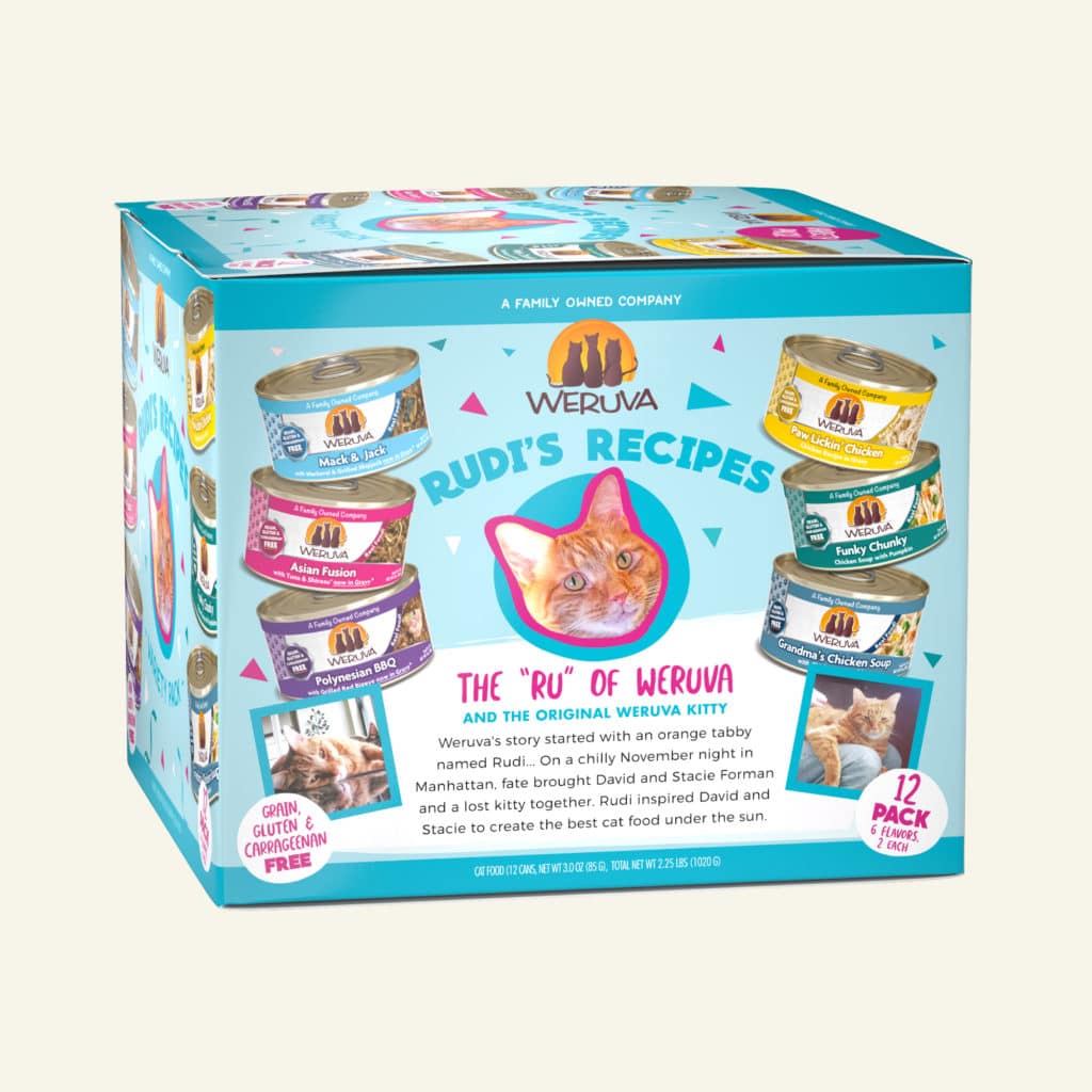 Weruva Cat Rudis Recipe 3oz. Variety Pack (Case of 12)