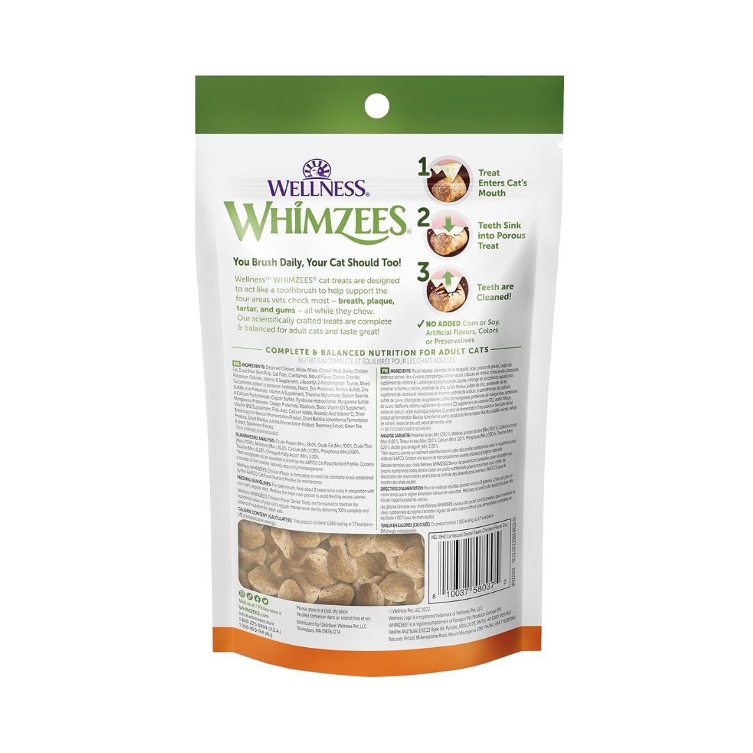 Whimzees Cat Dental Treat Chicken 2 Oz