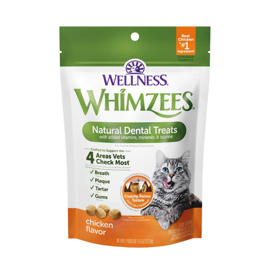 Whimzees Cat Dental Treat Chicken 4.5Oz