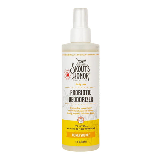 Skouts Honor Cat Probiotic Deodorizer Honeysuckle 8oz.