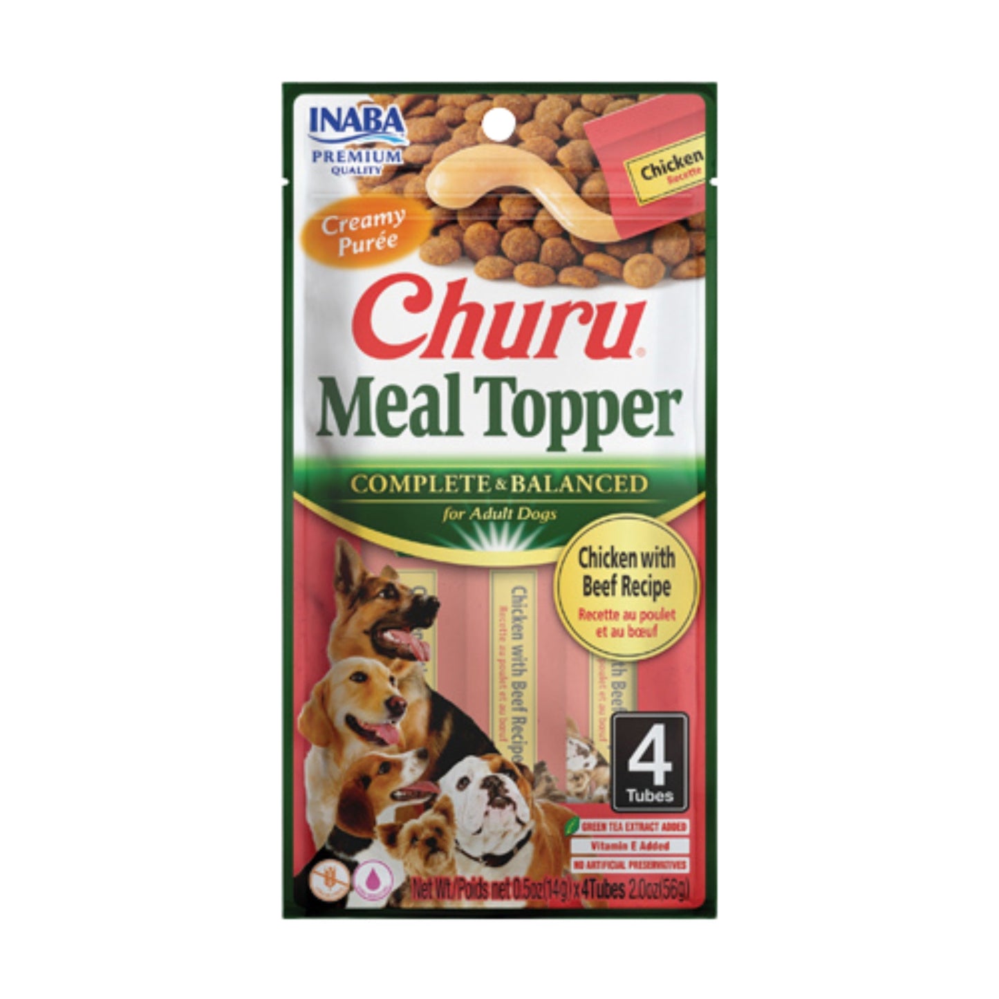 **Inaba Churu Meal Topper D 2oz./6 Chicken Beef