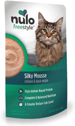 Nulo Freestyle Silky Mousse Cat Food Topper Chicken & Duck 24ea/2.8 oz