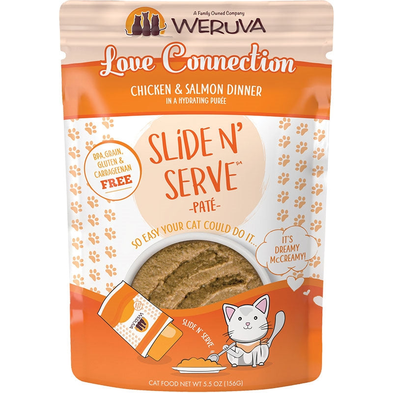 Weruva Cat Pates Love Connection Chicken and Salmon Dinner 5.5oz. (Case of 12)