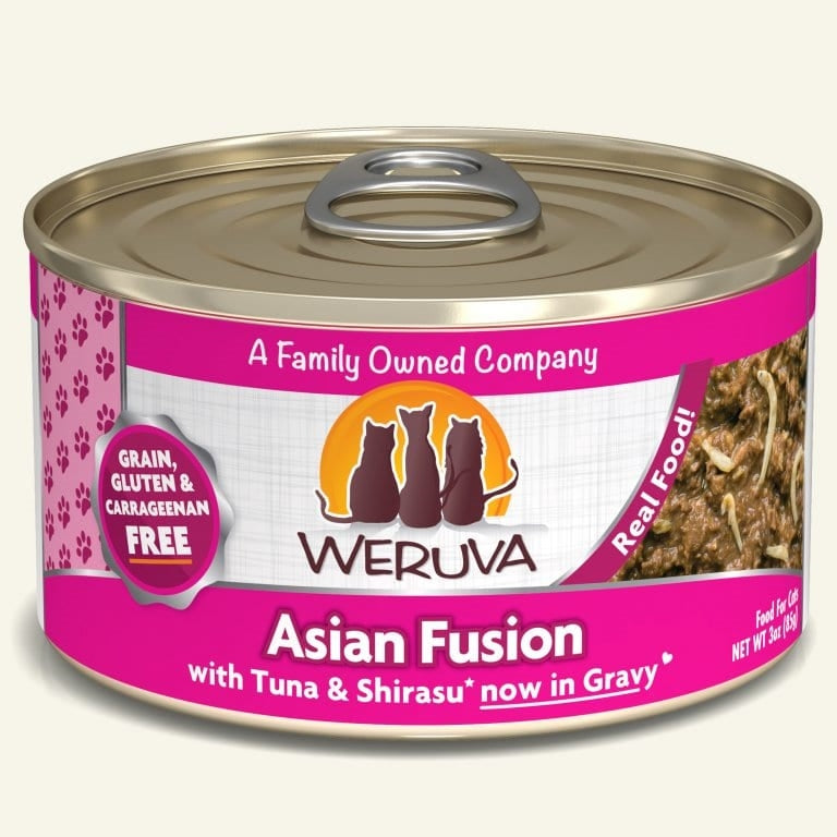 Weruva Cat Asian Fusion with Tuna and Shirasu in Gravy 3oz. (Case of 24)