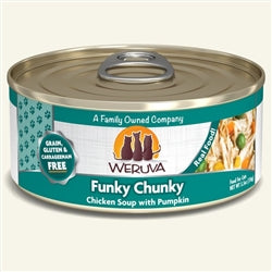 Weruva Cat Funky Chunky Chicken Soup with Pumpkin 5.5oz. (Case of 24)