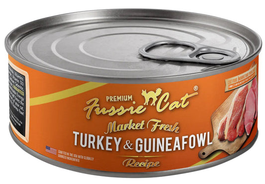 **Fussie Cat Market Fresh Cc Turkey & Guinea Fowl Pate 5.5oz. (Case of 24)