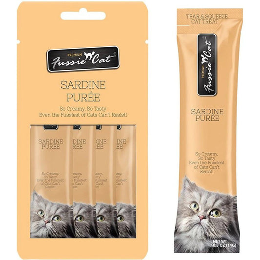 **Fussie Cat Puree Sardine 2oz/18count